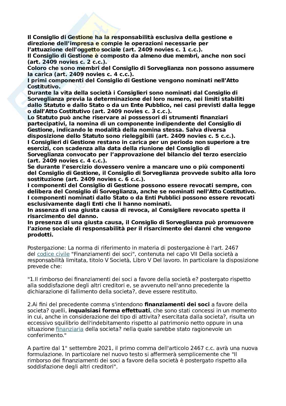 Domande di Diritto commerciale Pag. 41