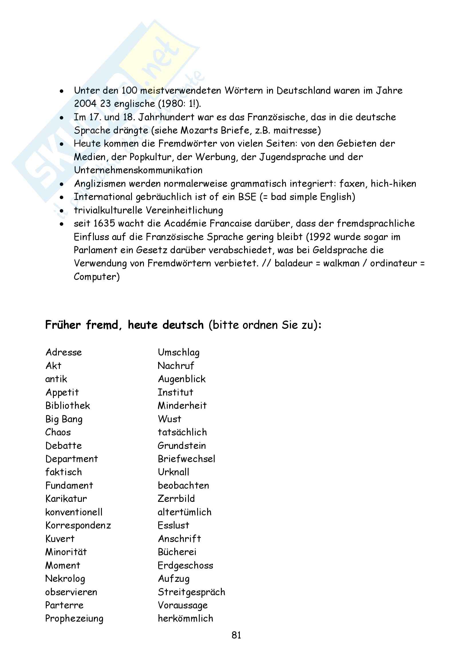 Lingua tedesca  - la grammatica Pag. 81