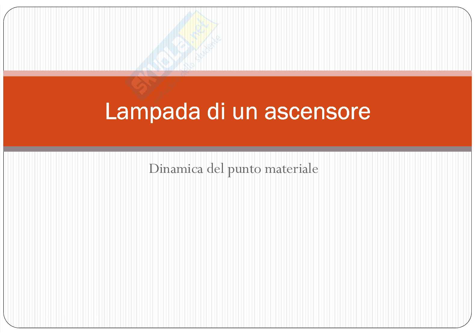 Lampada di un ascensore Pag. 1