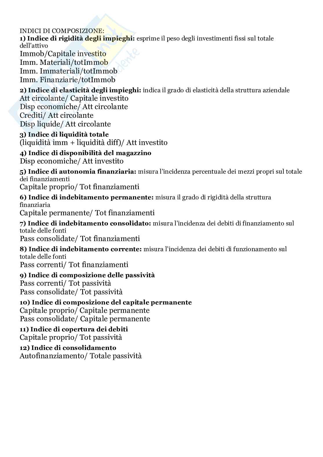 Riassunto prima parte Programmazione e controllo di gestione Pag. 6