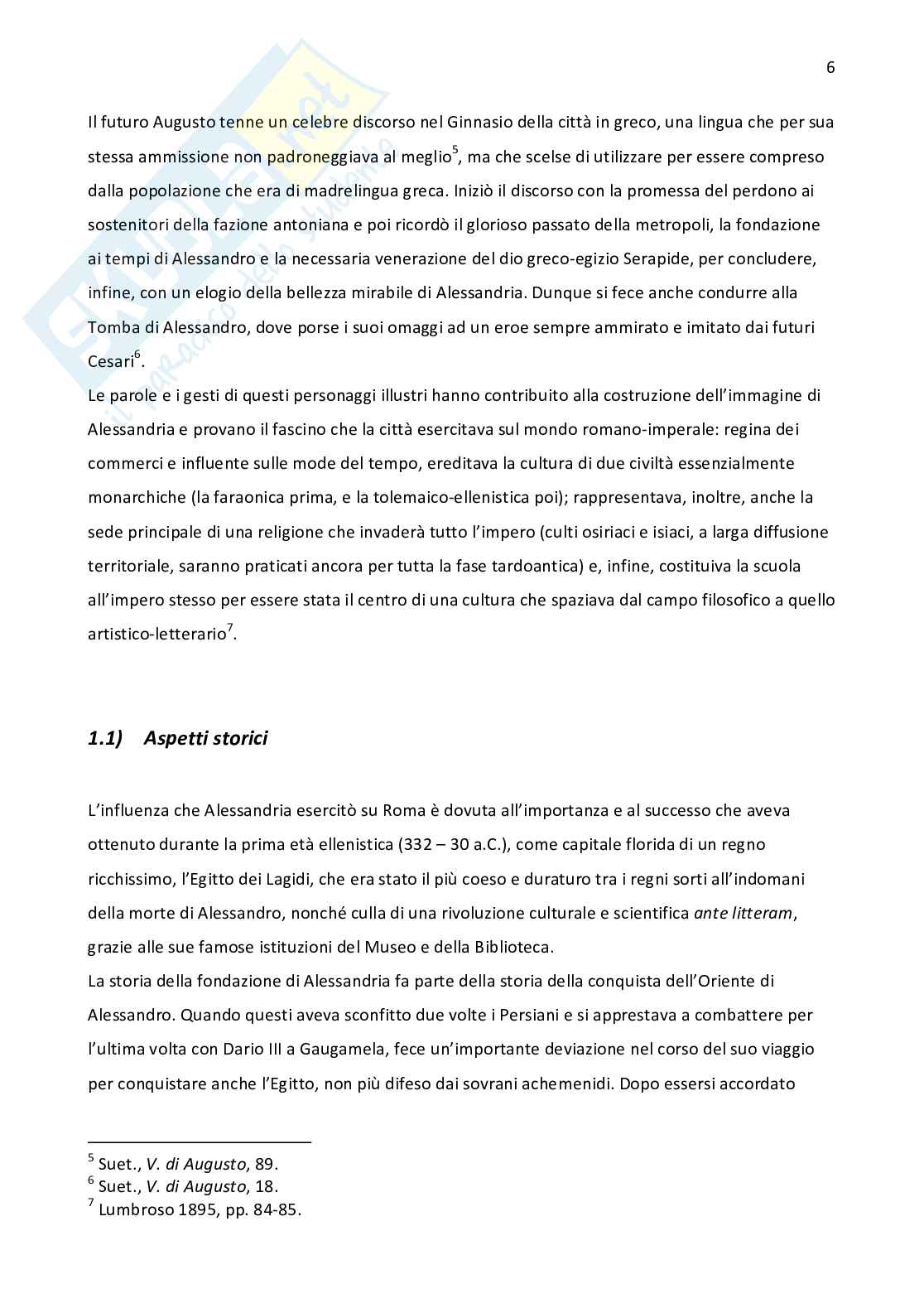 Faro di Alessandria: aspetti archeologici Pag. 6