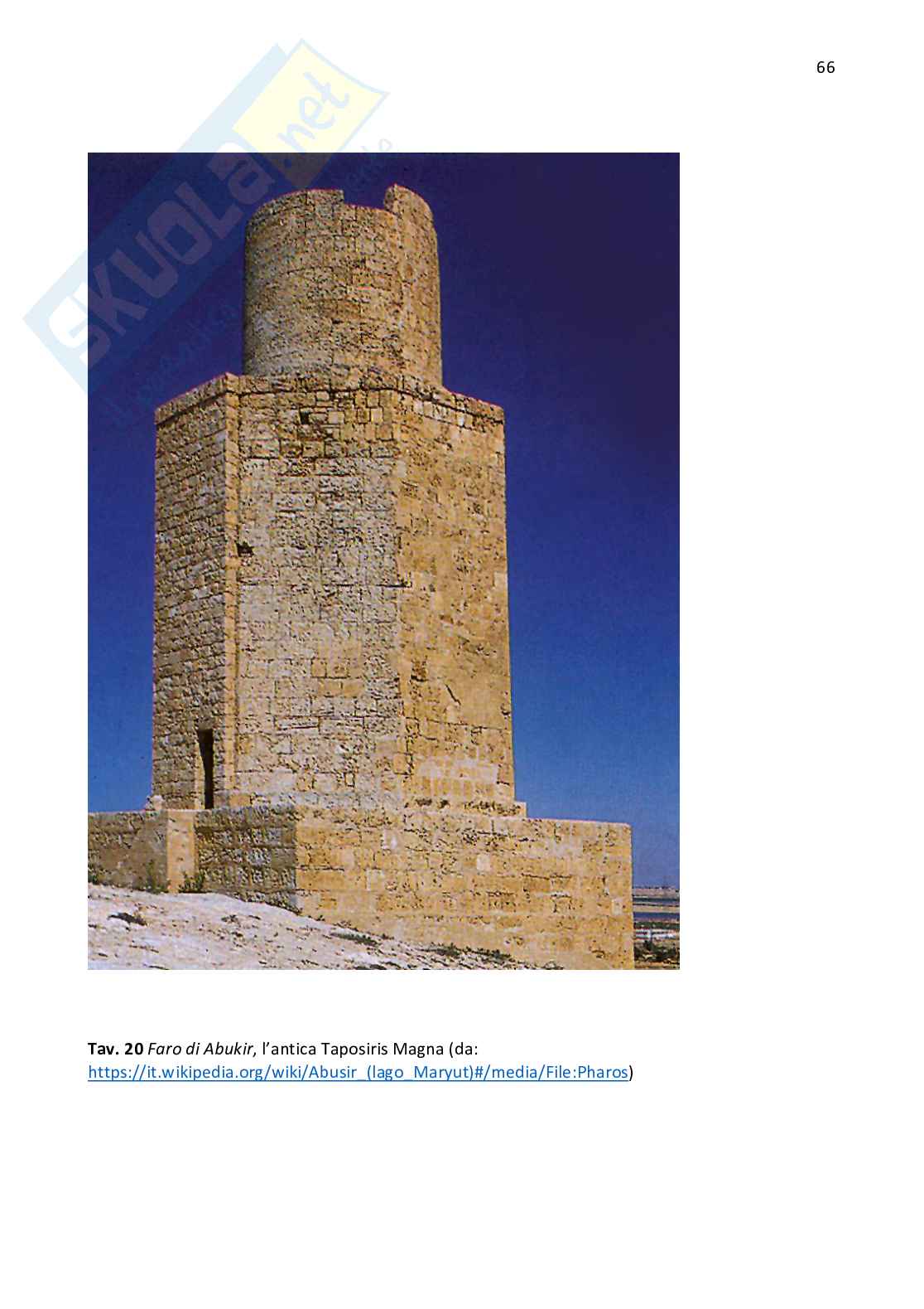 Faro di Alessandria: aspetti archeologici Pag. 66