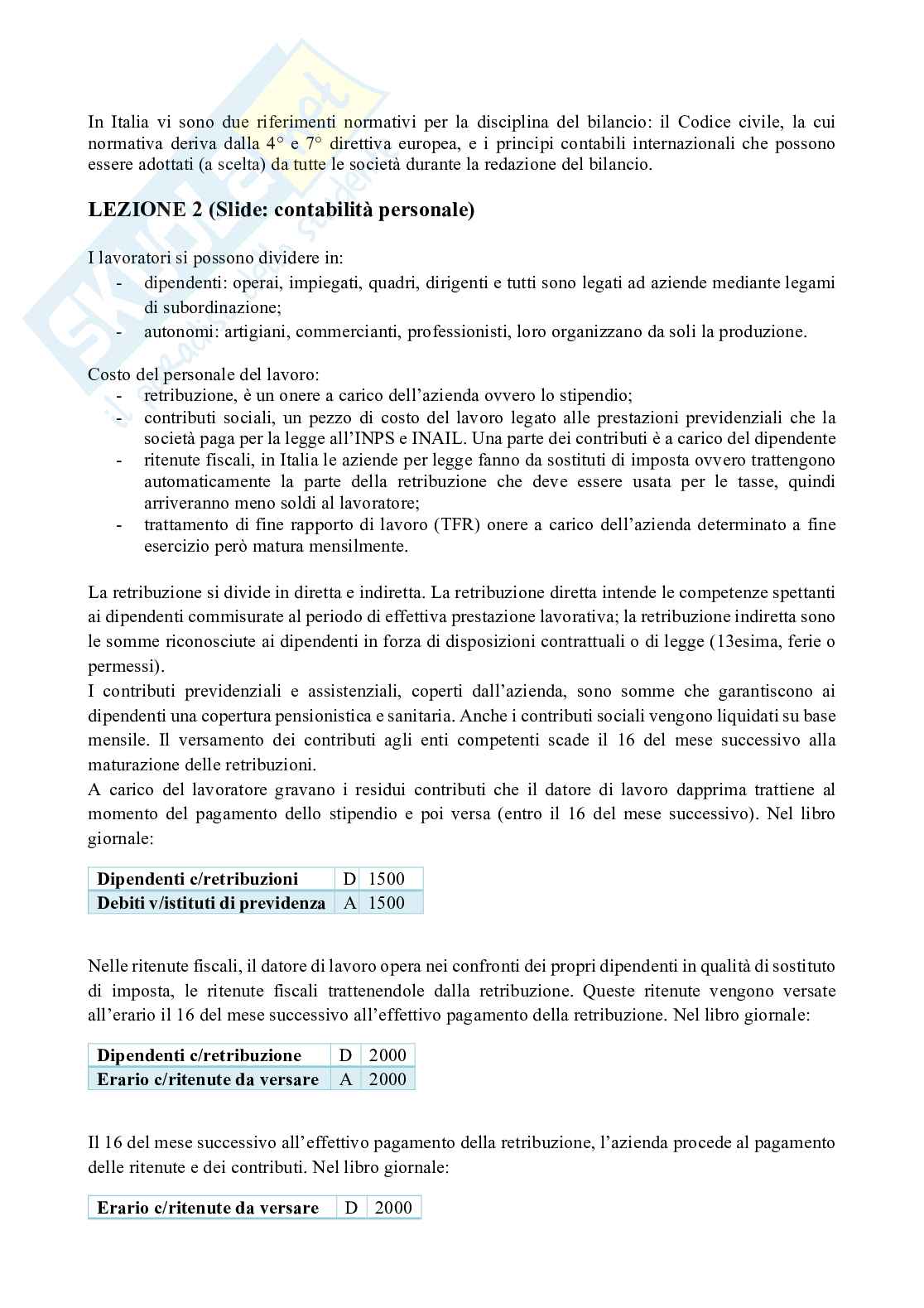 Appunti Di Contabilità E Bilancio Pdf