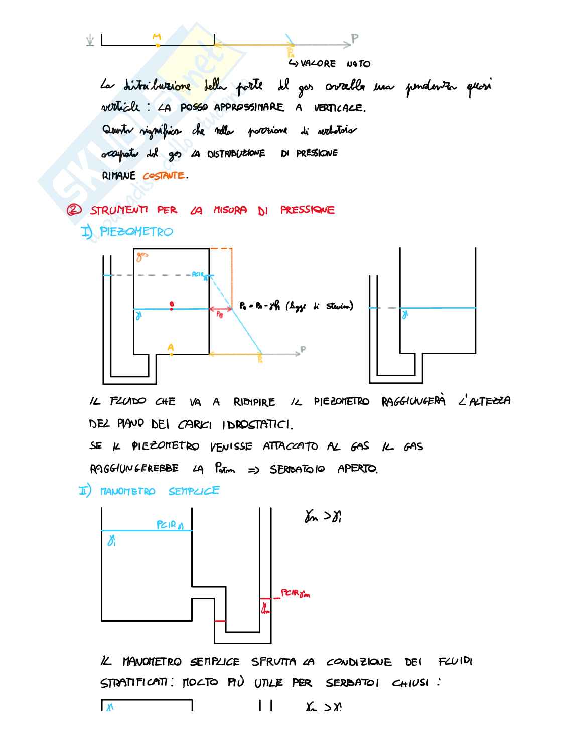 Meccanica dei fluidi - Statica Pag. 6
