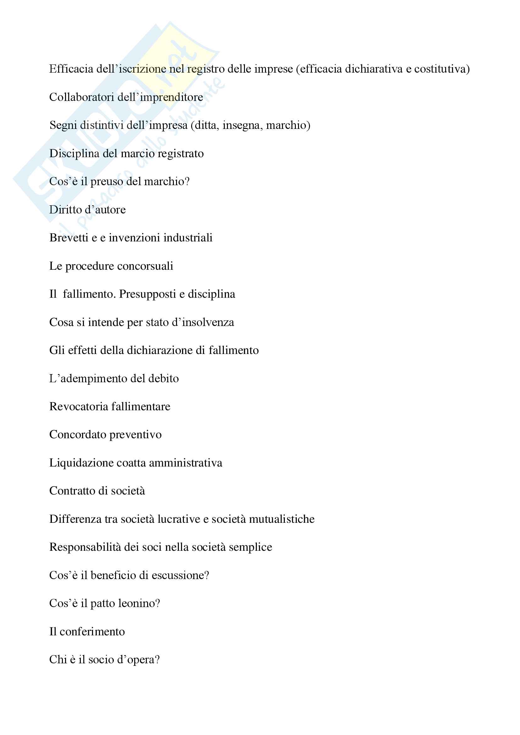 Domande diritto commerciale Pag. 2