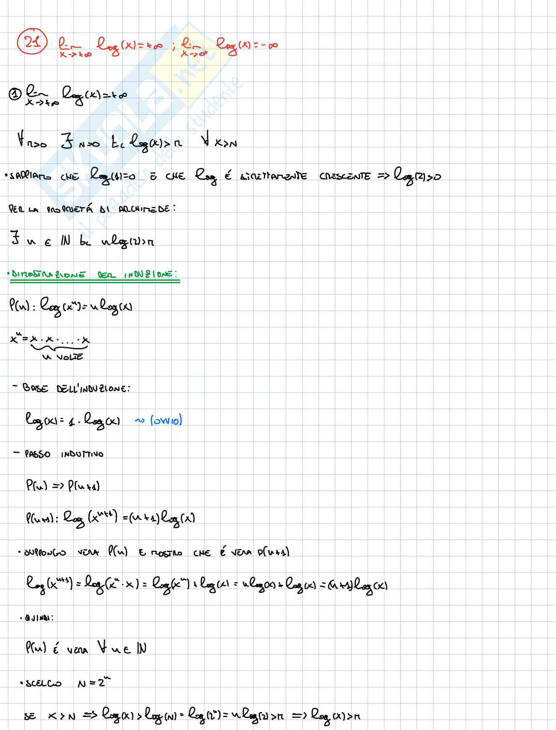 Domande rosse Analisi matematica 1 Pag. 31
