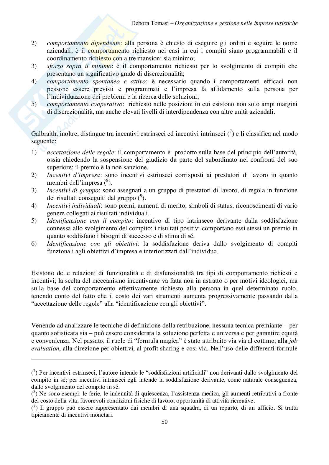 Organizzazione delle aziende turistico-alberghiere Pag. 51
