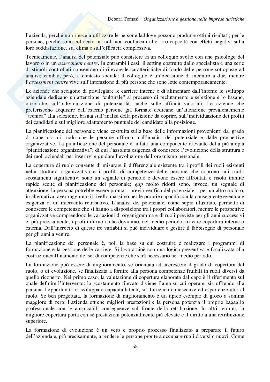 Organizzazione delle aziende turistico-alberghiere Pag. 56