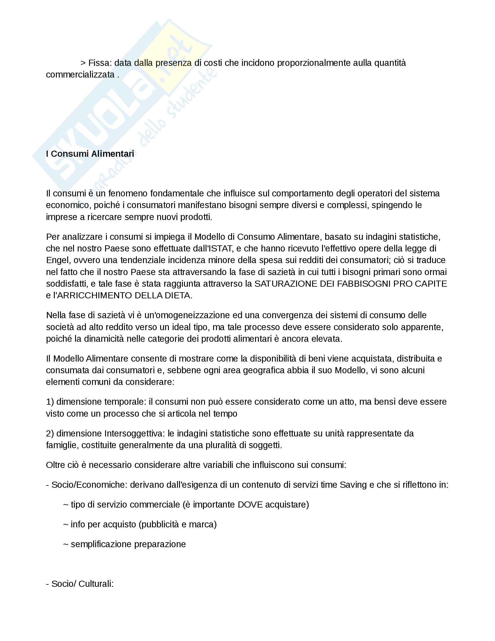 Riassunto esame Economia dell'Impresa Agroalimentare - Prof. Andrea Marescotti - Economia aziendale Pag. 16