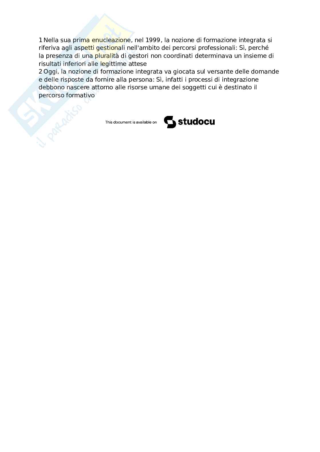 Test Metodologie e tecnologie per la ricerca in ambito didattico motorio Pag. 2