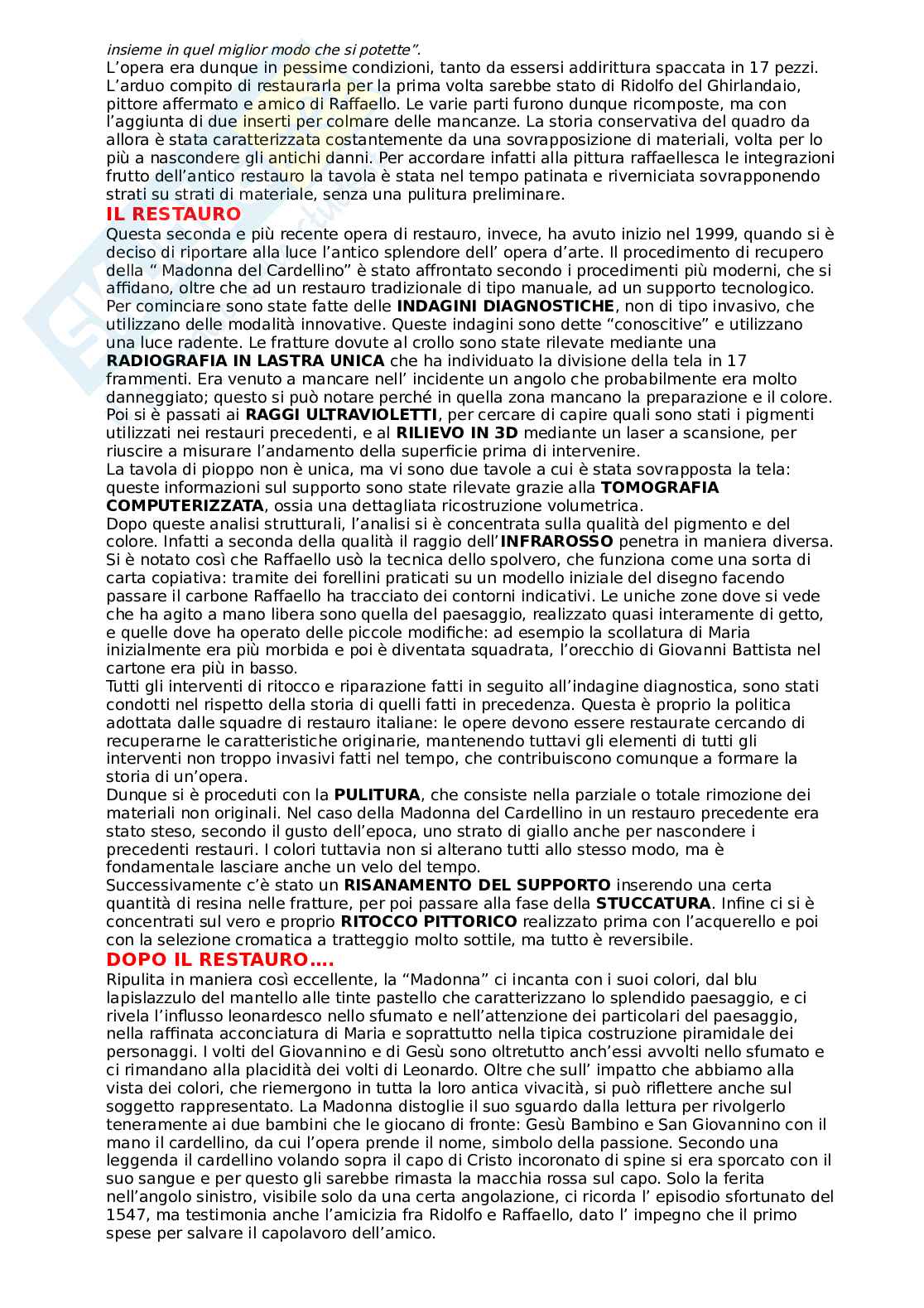 Madonna del Cardellino: la Madonna che visse due volte Pag. 6