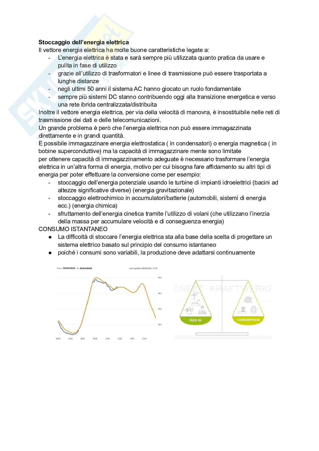 Stoccaggio dell' energia elettrica Pag. 1