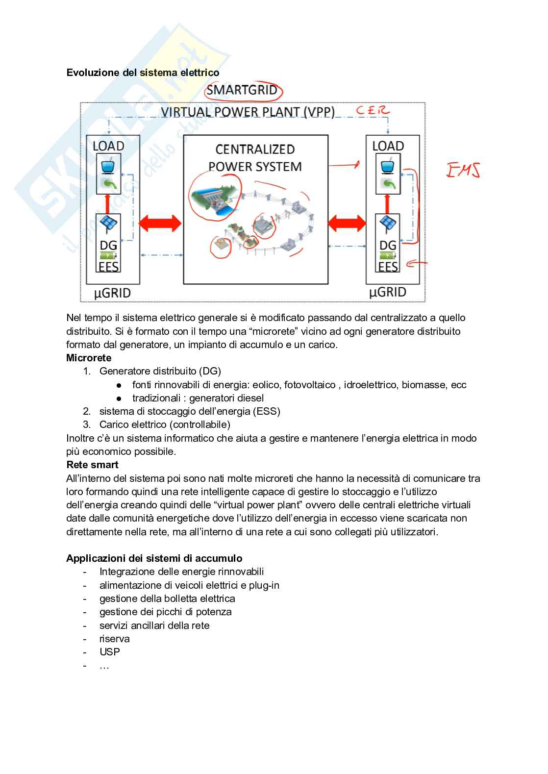 Stoccaggio dell' energia elettrica Pag. 2