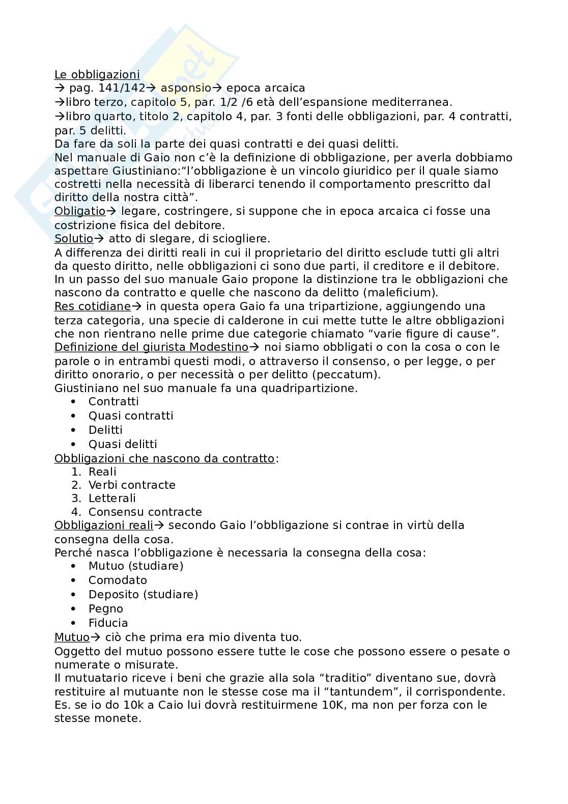 Appunti Diritto privato romano Pag. 41