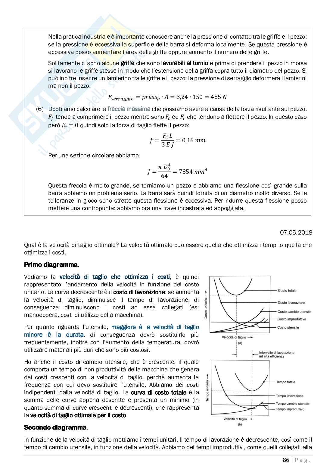 Appunti di tecnologia meccanica Pag. 86