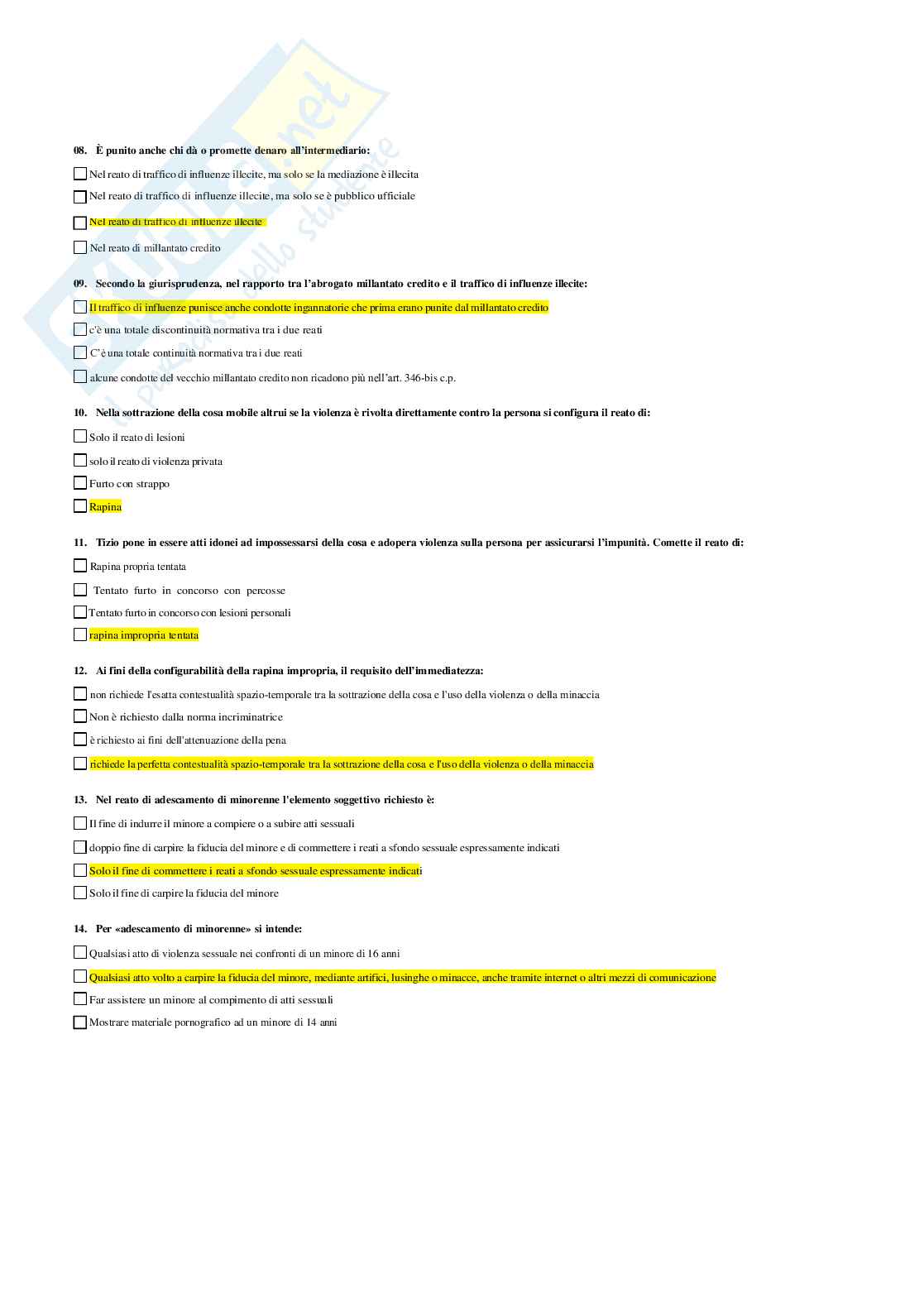 Diritto penale II Pag. 21