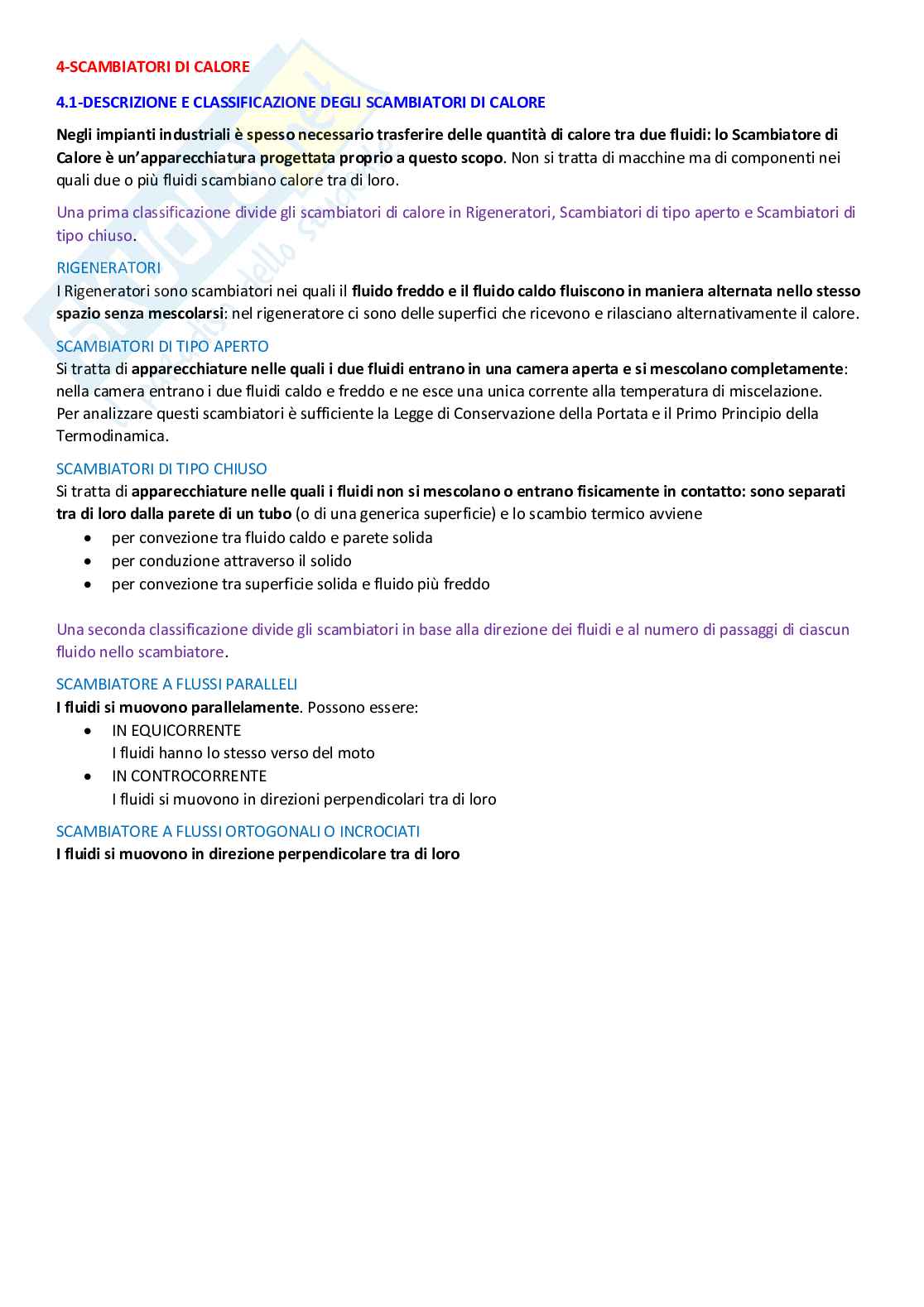 Scambiatori di calore - Fisica tecnica Pag. 1