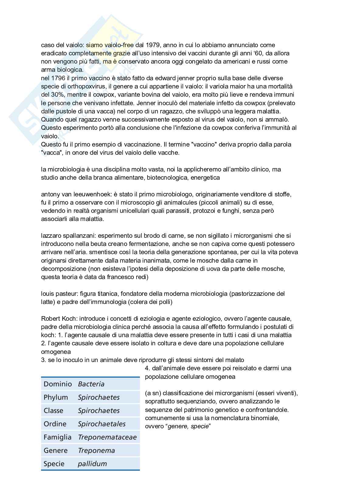 Introduzione Microbiologia - lezione 1 Pag. 2
