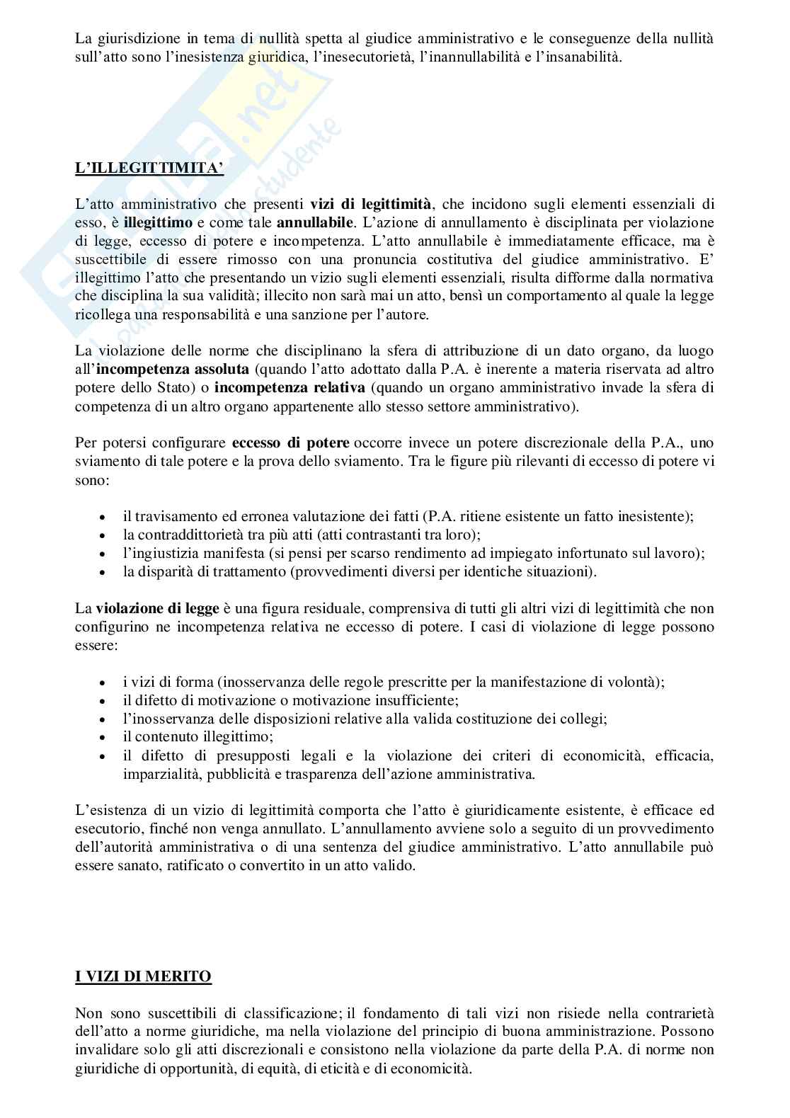 Riassunto di Diritto amministrativo Pag. 41