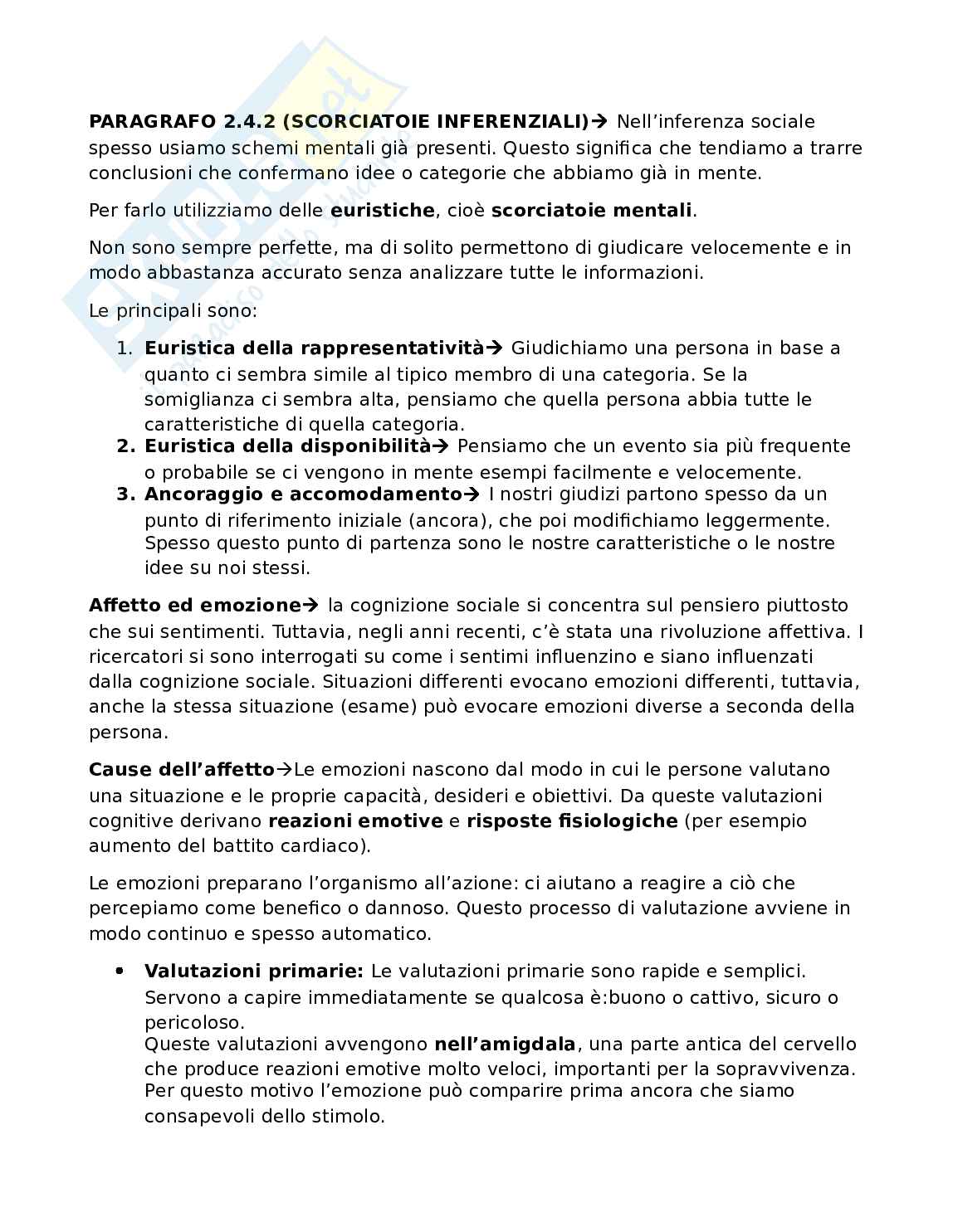 Riassunto esame Psicologia sociale , Prof. La Barbera Francesco, libro consigliato Psicologia sociale, teoria e applicazioni (nona edizione), Hogg, Vaughan Pag. 1