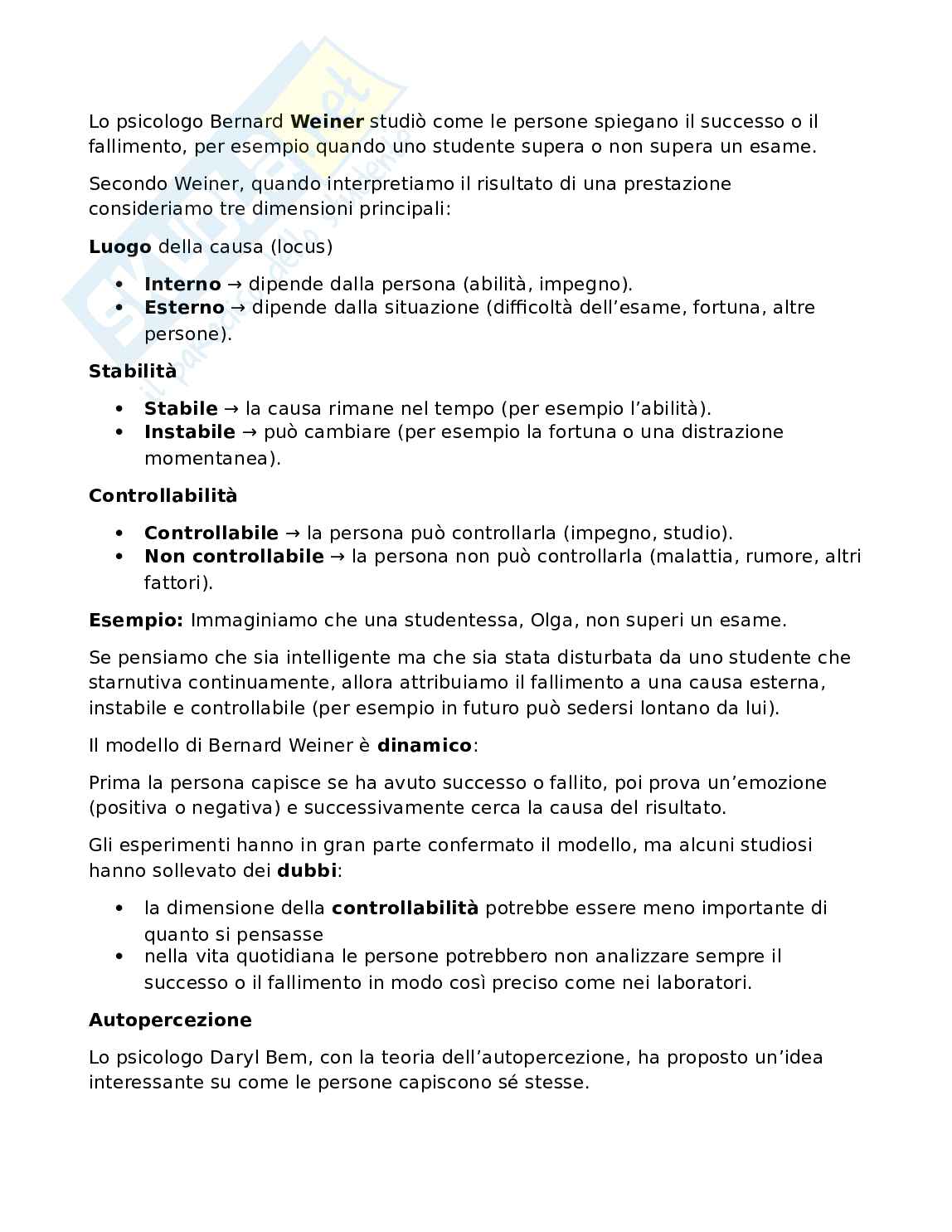 Riassunto esame Psicologia sociale , Prof. La Barbera Francesco, libro consigliato Psicologia sociale, teoria e applicazioni (nona edizione), Hogg, Vaughan Pag. 6