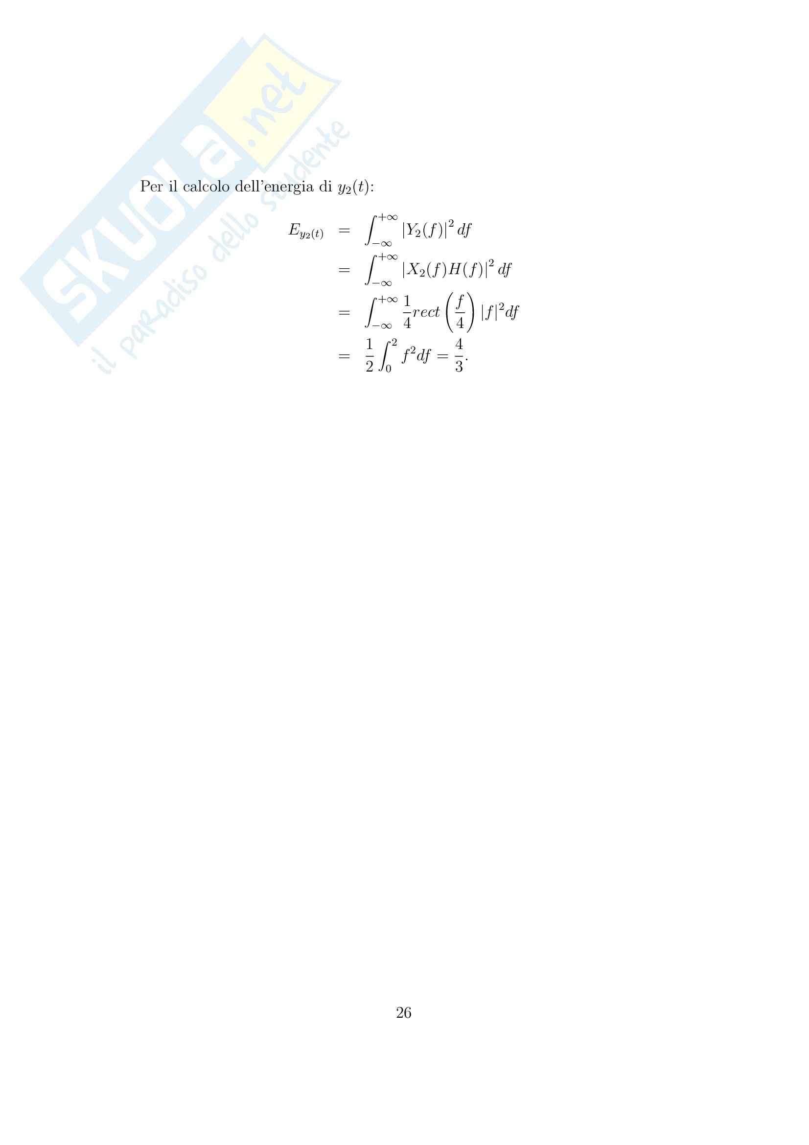 Teoria dei segnali - eserciziario Pag. 31