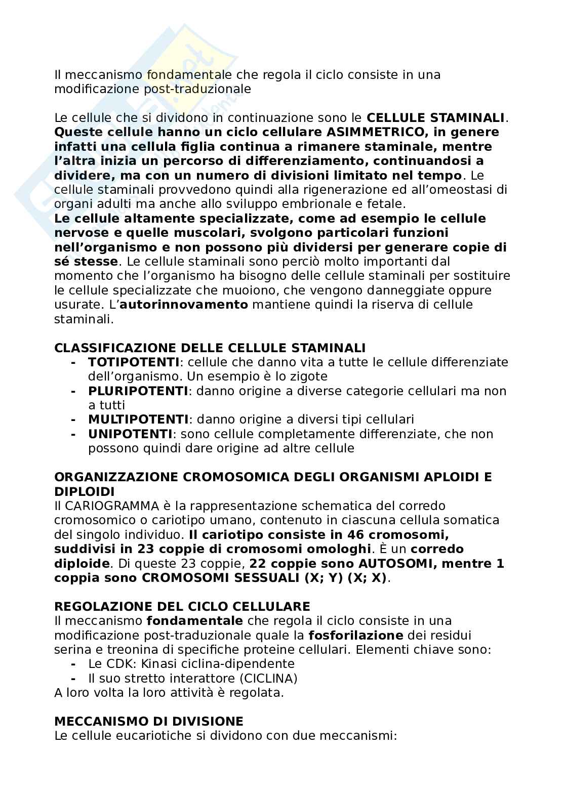 Biologia per Infermieristica  Pag. 26