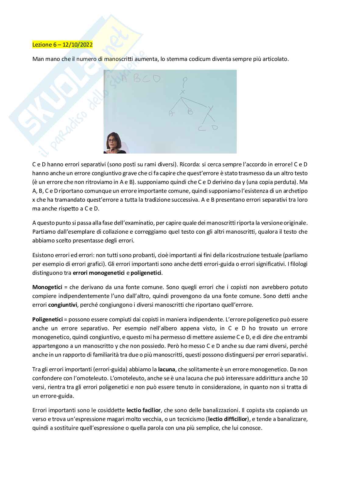 Appunti di Filologia Romanza (avanzato) Pag. 21