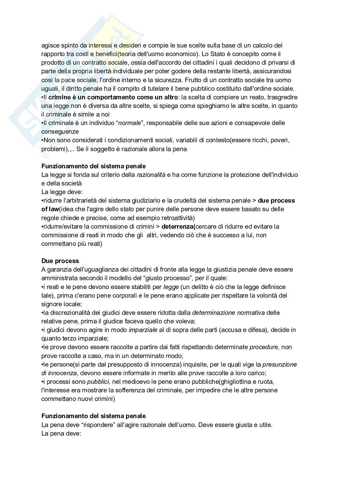 Riassunto esame Sociologia, Prof. Ferraris Valeria, libro consigliato Manuale di sociologia della devianza e della criminalità , Prina Pag. 16
