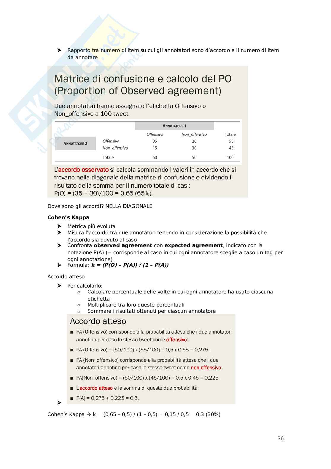 Appunti esame Linguistica computazionale Pag. 36