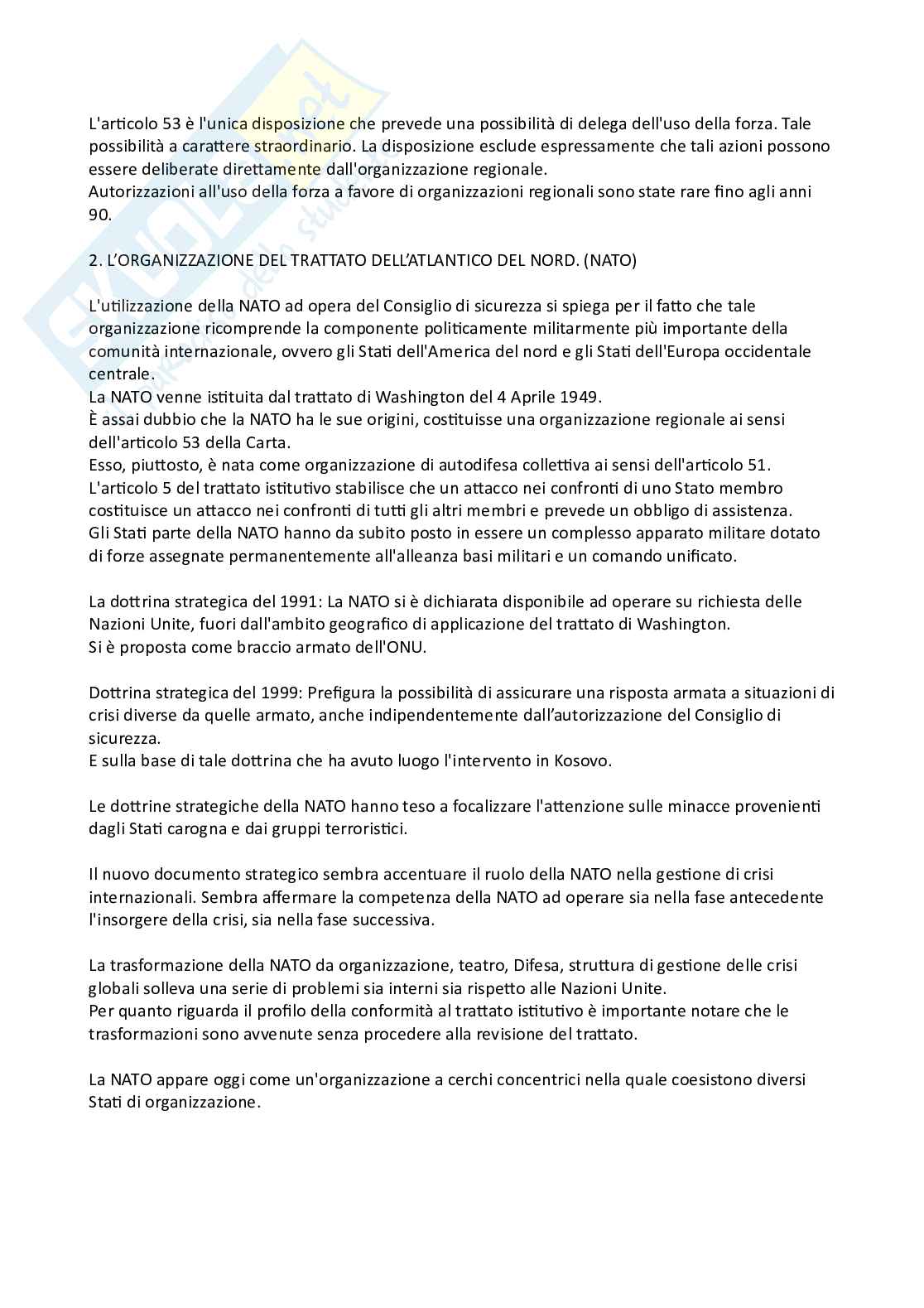 Riassunto esame Diritto internazionale, Prof. Cannizzaro Vincenzo, libro consigliato Diritto internazionale (quinta edizione, ristampa aggiornata 2022 con crisi ucraina), Vincenzo Cannizzaro  Pag. 21