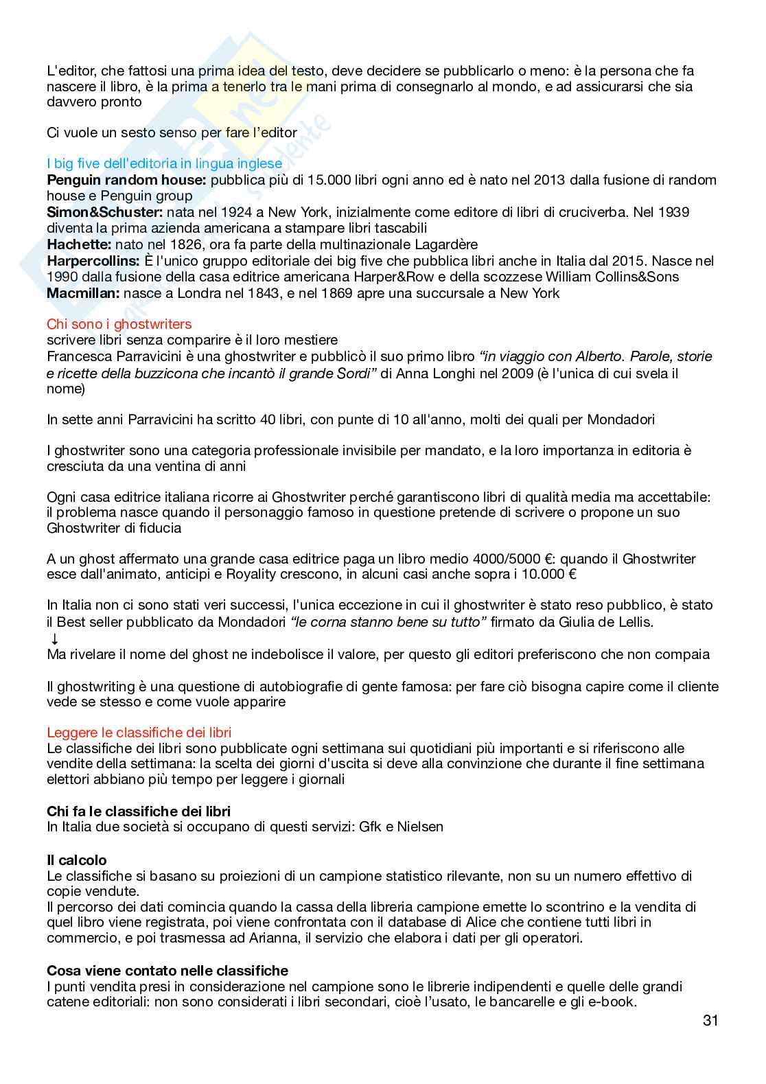 Appunti per l'esami di Storia della stampa e dell'editoria Pag. 31