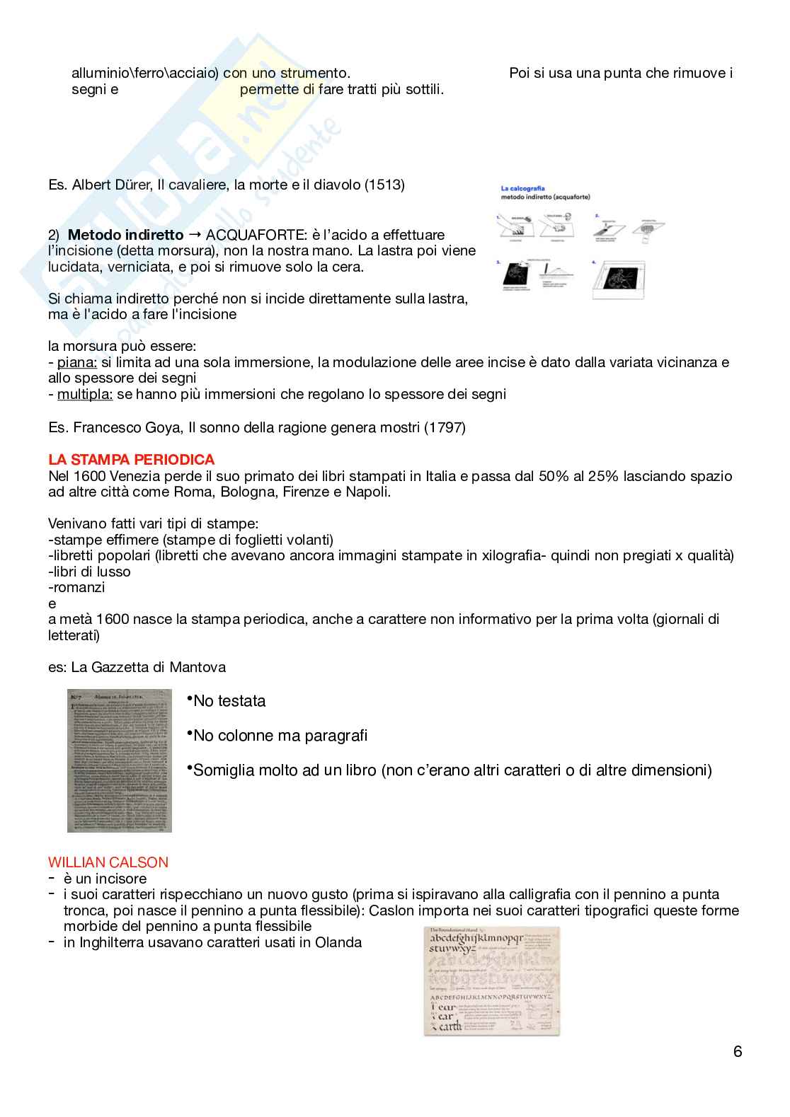 Appunti per l'esami di Storia della stampa e dell'editoria Pag. 6