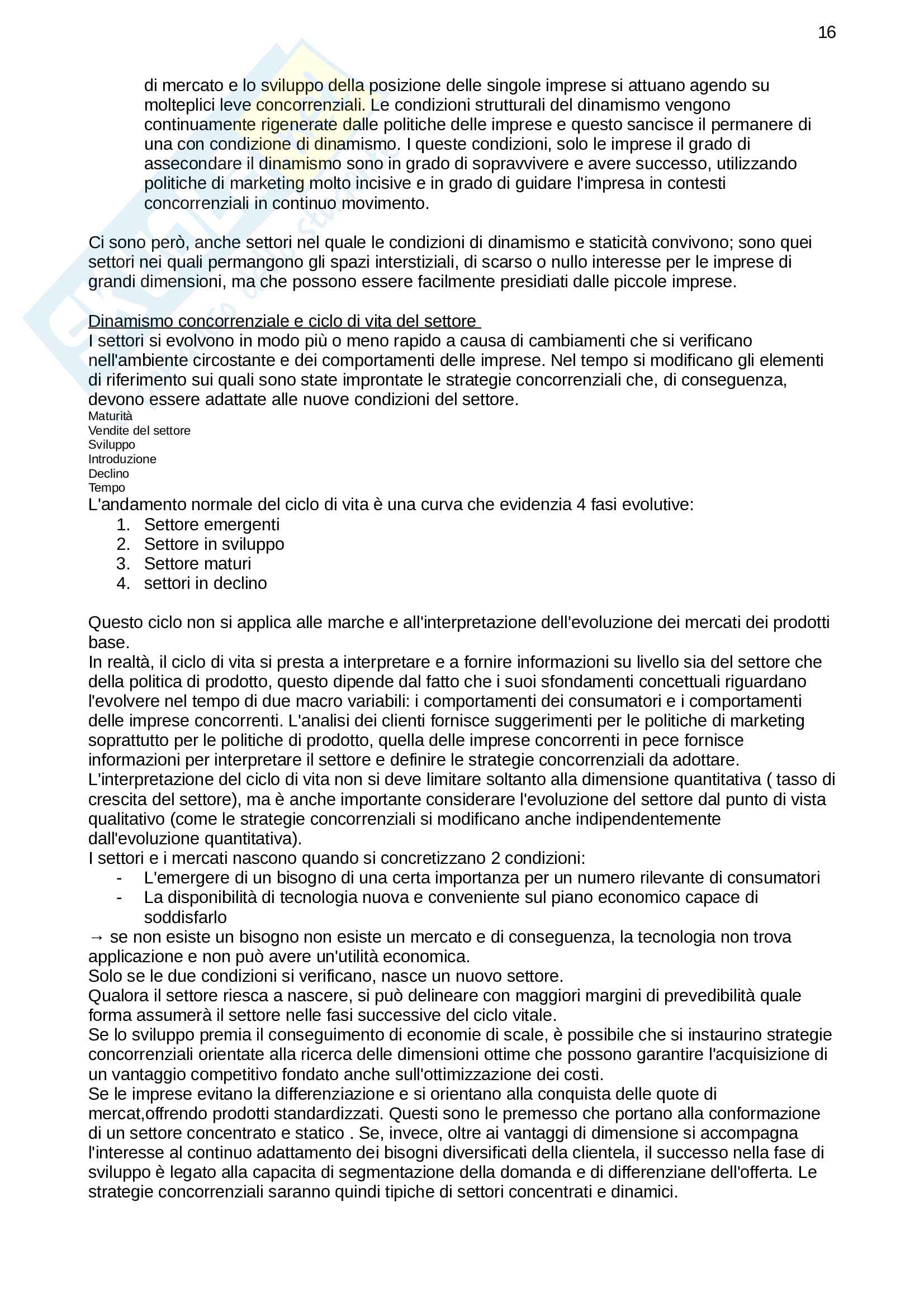 Riassunto esame Marketing, prof. Cantù, libro consigliato Politiche di marketing, analisi e gestione delle relazioni di mercato di Fiocca, Sebastiani Pag. 16