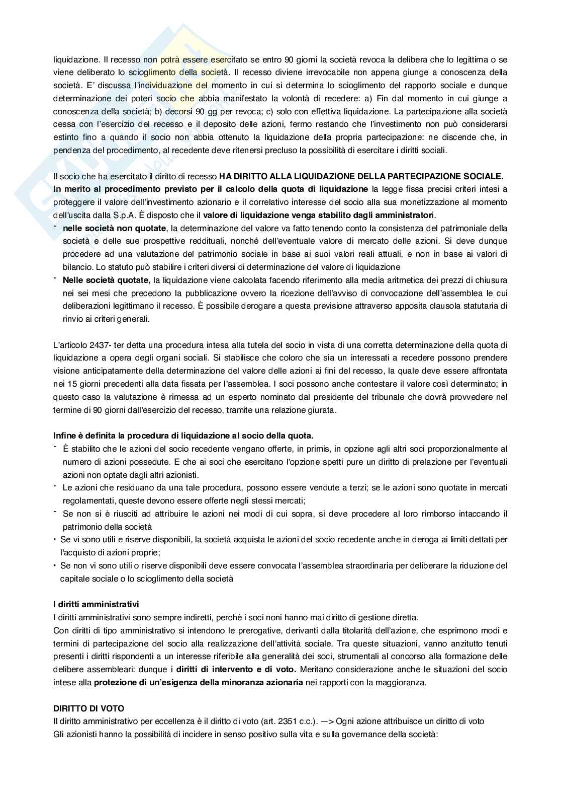 Riassunto esame Diritto commerciale, Prof. Carlotta Rinaldo, libro consigliato Diritto commerciale , Marco Cian Pag. 36