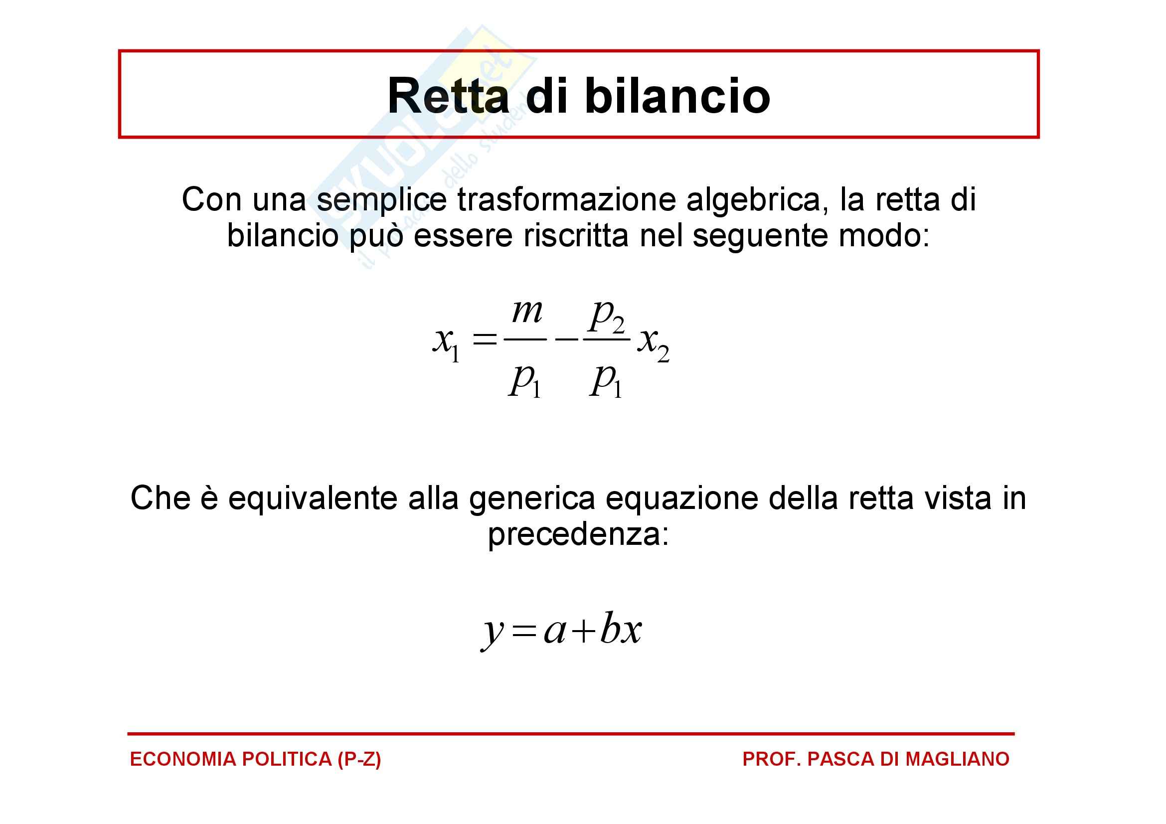 Esercitazione 1 - Economia Politica Pag. 16