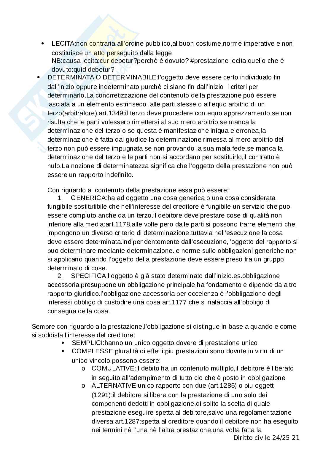Diritto civile  Pag. 21
