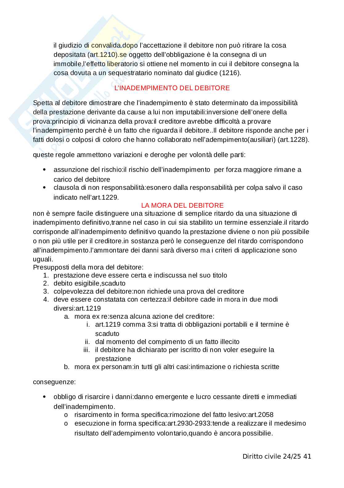 Diritto civile  Pag. 41