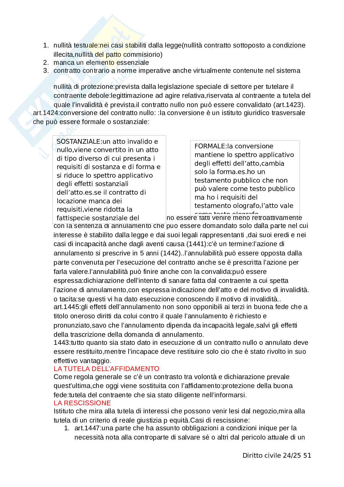 Diritto civile  Pag. 51