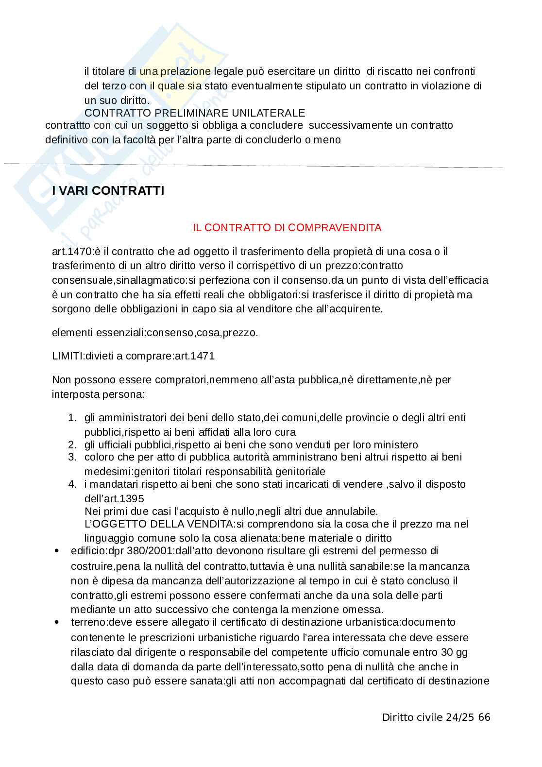 Diritto civile  Pag. 66