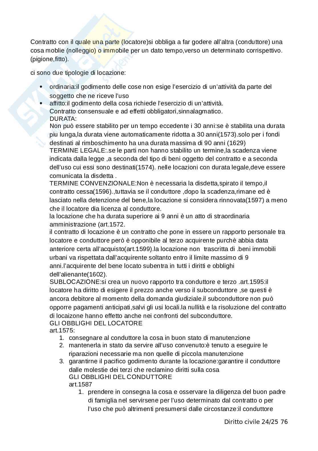 Diritto civile  Pag. 76