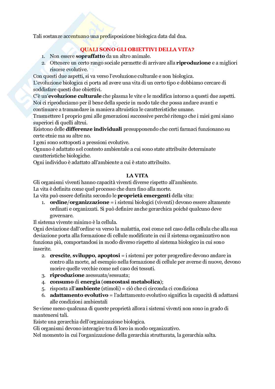 Biologia animale Pag. 2