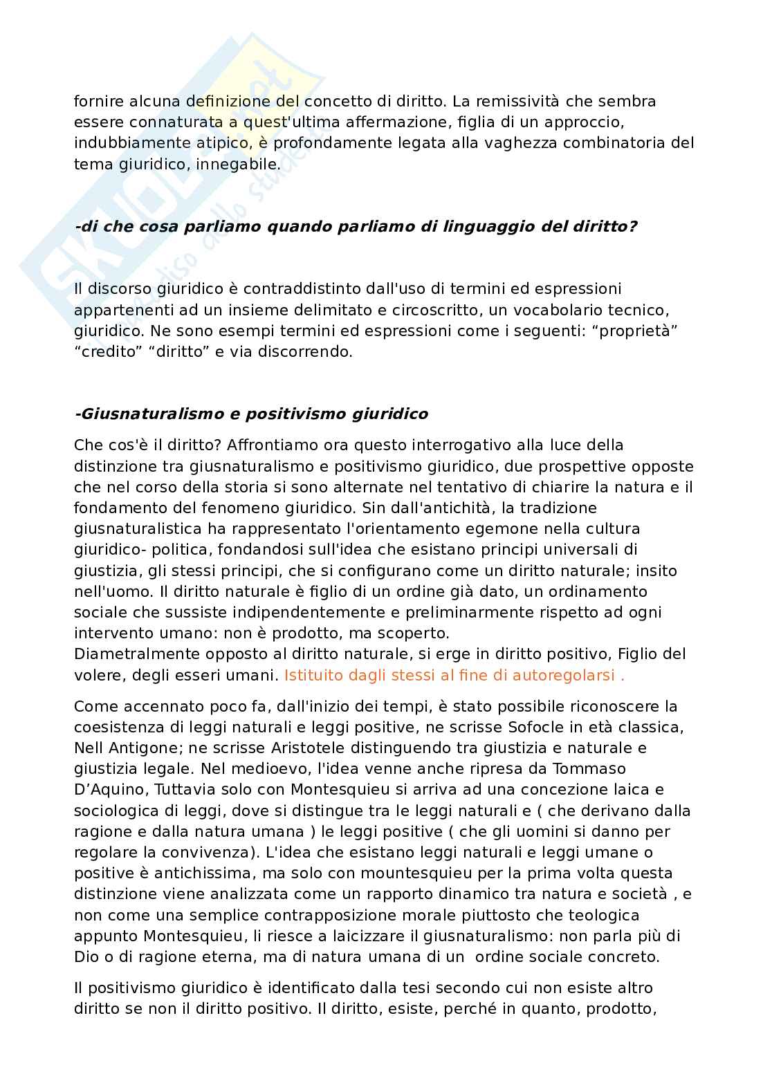 Riassunto esame Filosofia del diritto, Prof. Pino Giorgio, libro consigliato Lezioni di filosofia del diritto, Celano Pag. 2