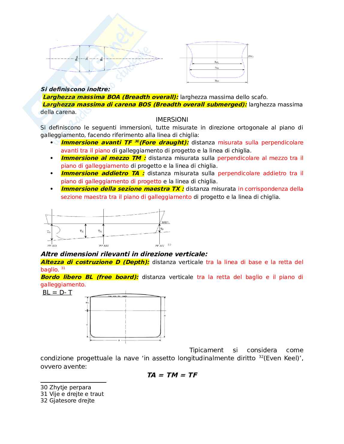 Appunti per Geometria dei gallegianti Pag. 11