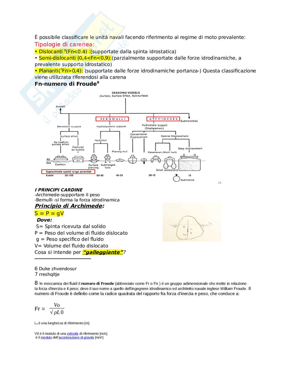 Appunti per Geometria dei gallegianti Pag. 2