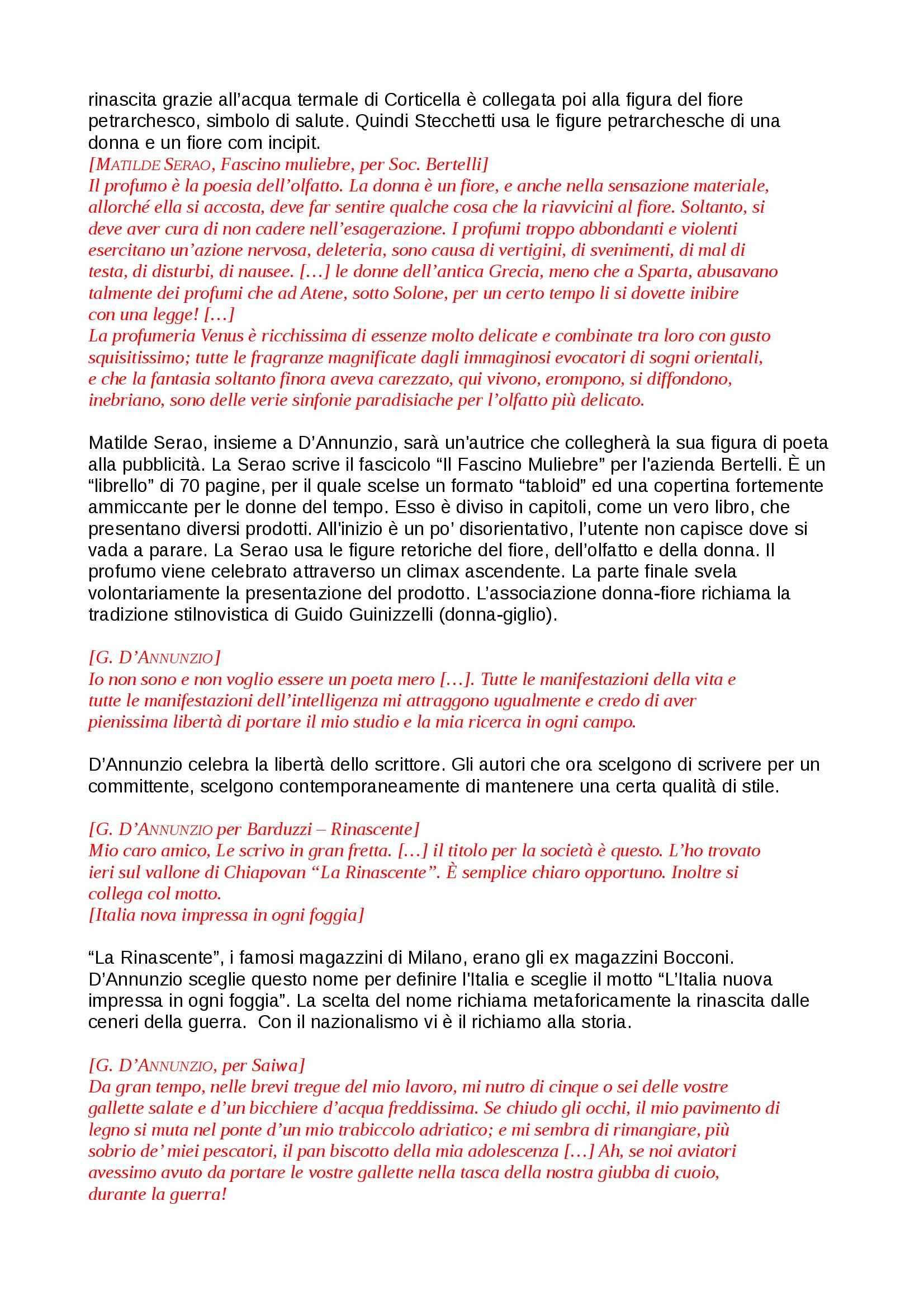 Italiano per la comunicazione - dalla letteratura alla pubblicità Pag. 11