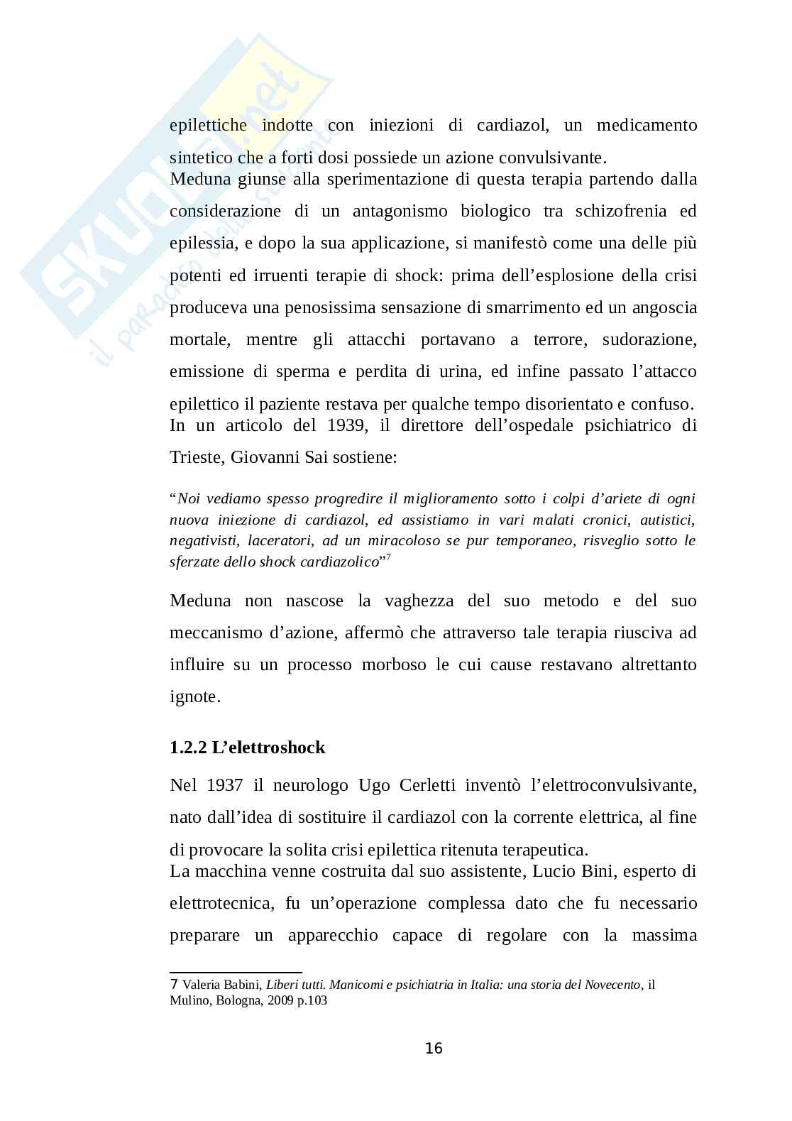 Anche la follia merita i suoi applausi. Esperienze educative all’interno dell’ospedale psichiatrico “Vincenzo Chiarugi” Pag. 16