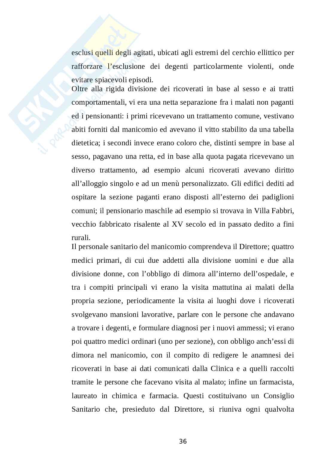 Anche la follia merita i suoi applausi. Esperienze educative all’interno dell’ospedale psichiatrico “Vincenzo Chiarugi” Pag. 36