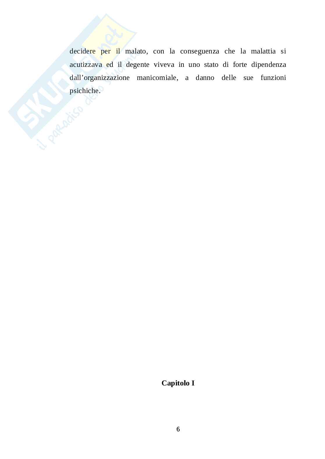 Anche la follia merita i suoi applausi. Esperienze educative all’interno dell’ospedale psichiatrico “Vincenzo Chiarugi” Pag. 6