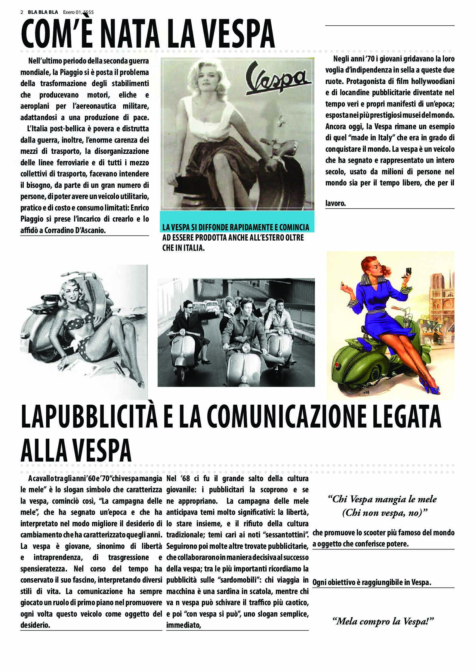 Tesina sulla Vespa Pag. 2